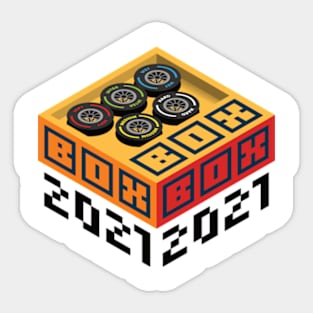 Box Box 2021 Sticker